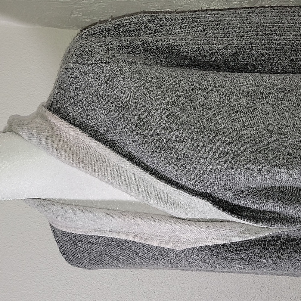Abercrombie & Fitch Cardigan Sweater Open Front Gray Stretch Soft Cozy Comfy XS - Picture 6 of 14